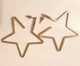 Forever 21 Star Hoop Earrings Photo 0