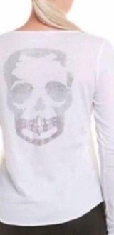 Zadig and Voltaire Tunisien Embellished Skull Long Sleeve Photo 0