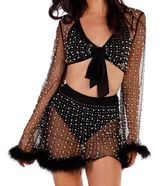 iHeartRaves Mesh Two Piece Set Photo 0