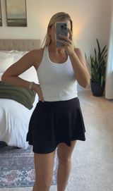 Black Athletic Skirt Photo 0