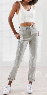BDG UO Stellar Sequin Mom Jeans  Photo 0