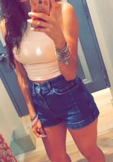 American Apparel Jean Shorts Photo 0