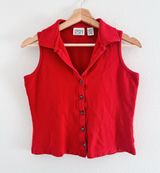 Vintage Crop Button Down Photo 0