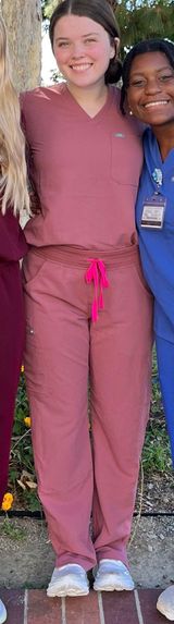 FIGS Scrubs Set Mauve Medium Photo 0