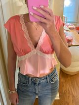 Pink Lace Top Photo 0