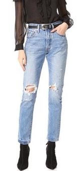 Levi's 501 Skinny Old Hangouts Distressed High Rise Waisted Jeans Blue Size  31 - $75 (23% Off Retail) New With Tags - From Janilsa