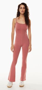 Aritzia Divinity Flare Jumpsuit Pink - $45 - From Claire