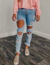 High Waisted Jeans image