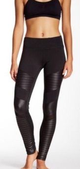 Alo Yoga Electric Yoga Black Moto Yoga Pant - $28 - From Miriam