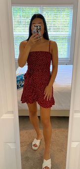 Princess Polly Caesura Mini Dress Wine Red Size 4 16 64 Off