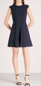 Ted baker scallop skater clearance dress