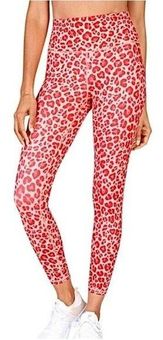 Fabletics Define PowerHold High Waisted 7/8 Legging Pink Leopard Print  Women's M Size M - $30 - From Sara