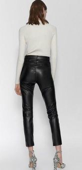 ZARA FAUX LEATHER LEGGINGS