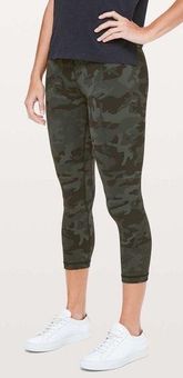 Lululemon Align Crop *21 Incognito Camo Multi Gator Green Capri Yoga 4 -  $79 - From Fried