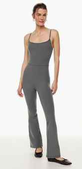 Aritzia Divinity Kick Flare Jumpsuit Gray - $57 (41% Off Retail