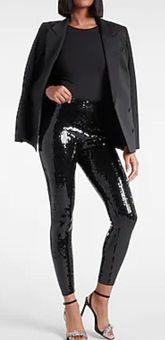 Super High Waisted Sequin Leggings