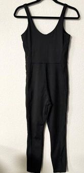 One Piece Move Theology Black Jumpsuit Activewear size medium