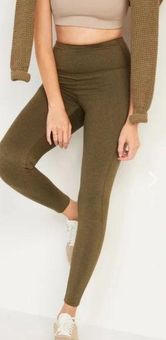 Old Navy Women's High Rise CozeCore Go Dry Workout Leggings Green