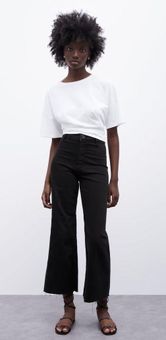 zara marine straight jeans