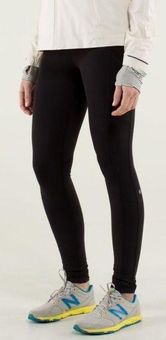 Lululemon Speed Tight Running Leggings Black Luon 10 - $58 - From Fried