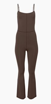 Aritzia Wilfred Free 'Divinity Kick Flare Jumpsuit' Brown Size XXS - $79  (19% Off Retail) New With Tags - From Elaine