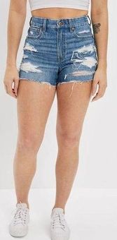 AE Strigid Denim Curvy Highest Waist '90s Boyfriend Short