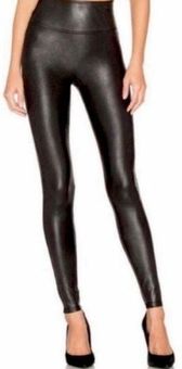 Women's Spanx Faux Leather Leggings in Black - Size M/M