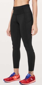 Lululemon Fast & Free 7/8 Tight II *Non-Reflective Nulux 25