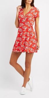 charlotte russe wrap dress