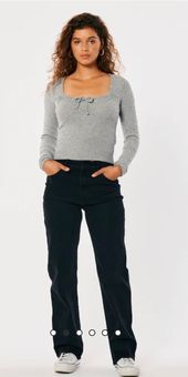 Hollister Cozy Ribbed Wide-Leg Pants