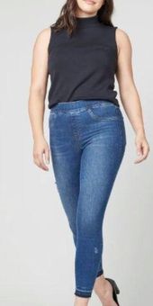 SPANX DISTRESSED DENIM LEGGINGS - Steve's on the Square