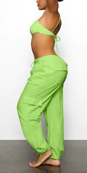 SKIMS Neon Green Oversized Cargos Size XXS - $130 - From Kias