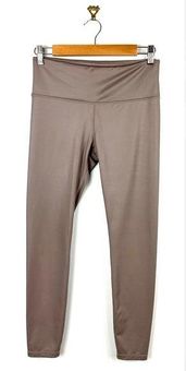 Athleta Elation High Waist Shimmer Leggings Tights Powervita Mocha Latte  Size S - $39 - From Vicki