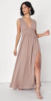 Taupe deals dress lulus