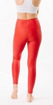 Zyia • Red Metallic Light 'n Tight Leggings • Sz 12 - $42 - From Katelyn