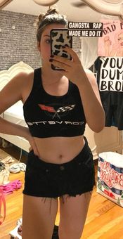 Forever 21 Corvette Cropped Tank Top Black 13 35 Off Retail