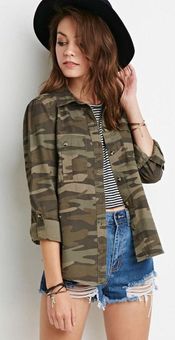 camo jacket forever 21
