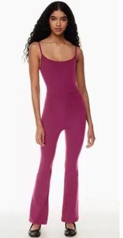 Aritzia Divinity Kick Flare Jumpsuit Twinberry Purple Size XXS - $63 - From  Sydney