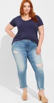 Plus Size - Perfect Wide Leg Vintage Stretch Mid-Rise Jean - Torrid