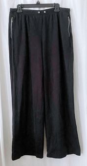 Daisy Fuentes Black Straight Legs Activewear Pants Size 1X - $15 - From NSQ