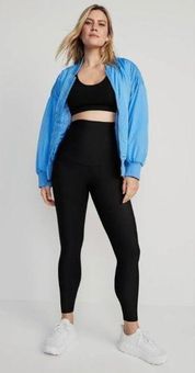 Maternity Full-Panel PowerSoft Crop Leggings