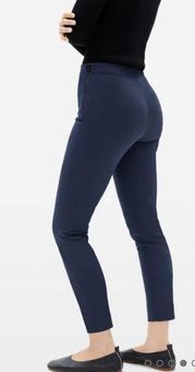 Side-Zip Stretch Cotton Pant