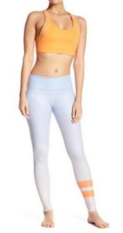 Alo Yoga Women Airbrush Gradient Sky Ombr Stripe Leggings