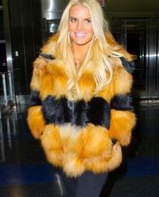 Christian Cota Coat, Red Fox and Raccoon Fur Coat