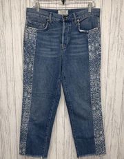 Womens Size 27 We The Free Free People Aztek Jeans EUC