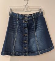 - Stretchy Denim Jean Skirt - Medium