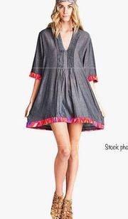 VELZERA boho demin dress or tunic!