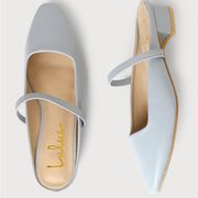 Lulu’s Lewlen Square Toe Mules