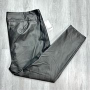 Plus Size Mineral Coated Pull On Pants 3X