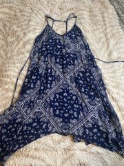 Blue Bandana Dress